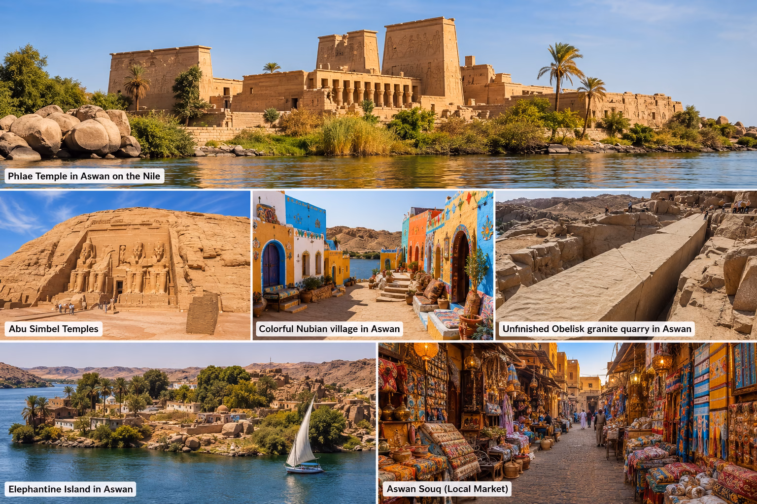 Tourist Attractions in Aswan