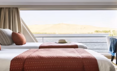 Sanctuary Sun Boat IV Nile Cruise Standard Cabin Twin Beds