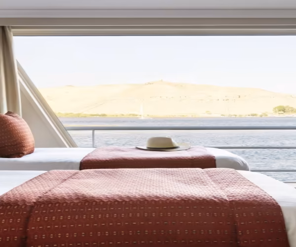Sanctuary Sun Boat IV Nile Cruise Standard Cabin Twin Beds