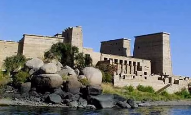 Philae Temple from the motor boat