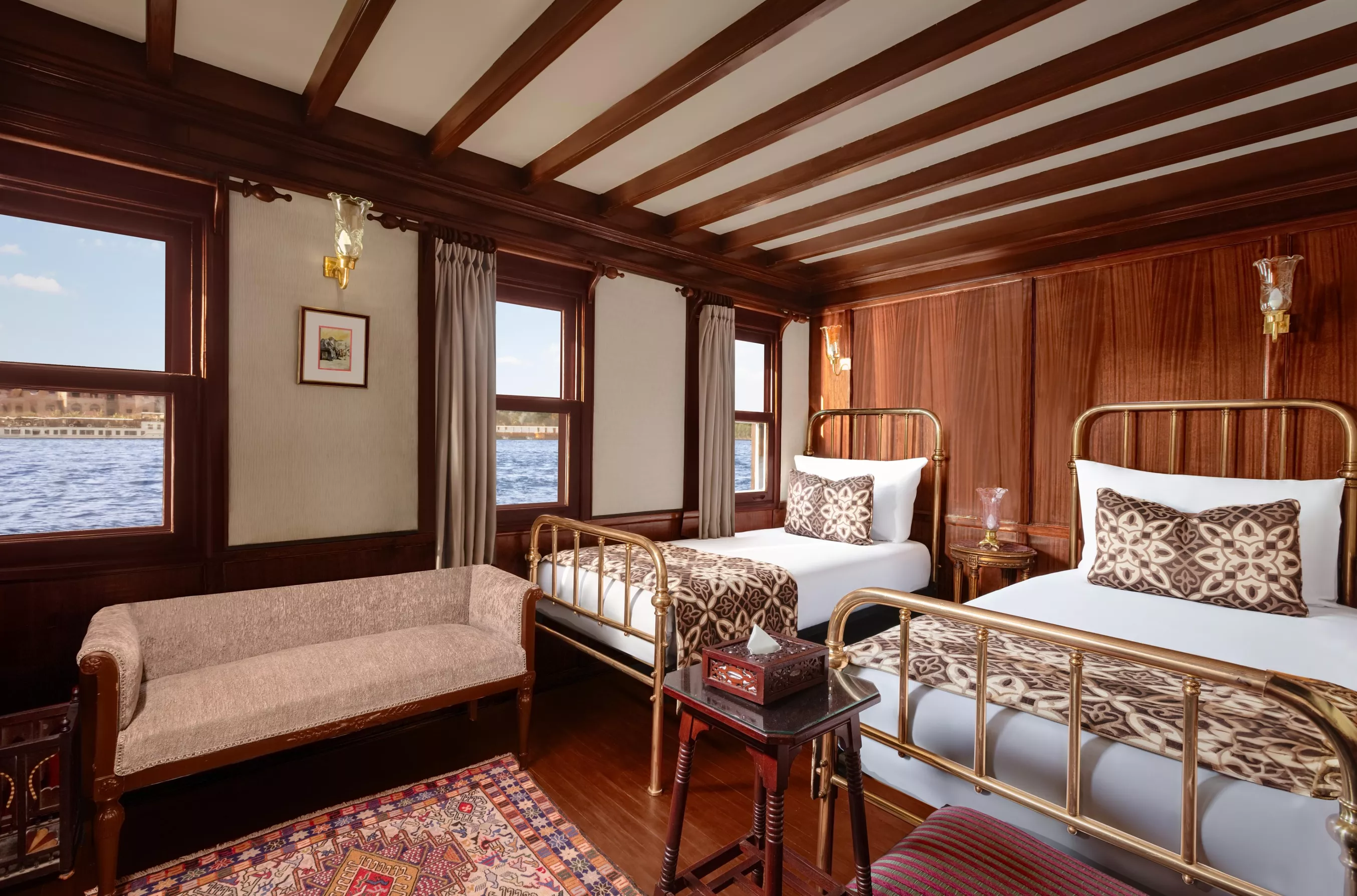 Farouz El Nil 1 Dahabiya Nile Cruise Twin Cabin