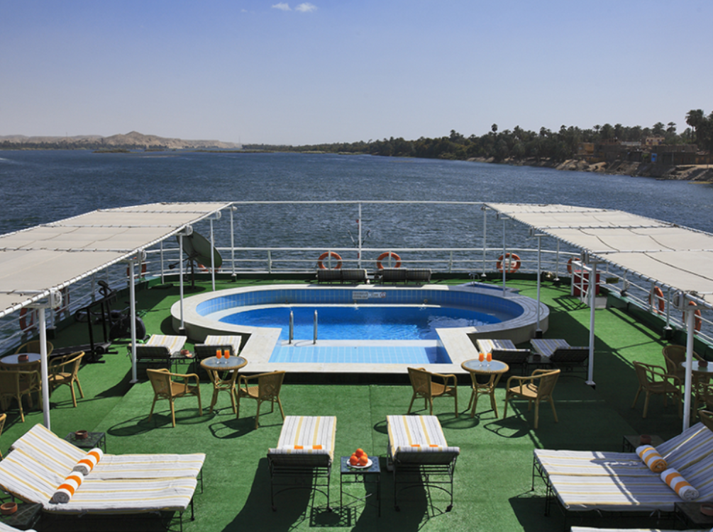 Jaz Imperial Nile Cruise Sundeck and Swimming Pool
