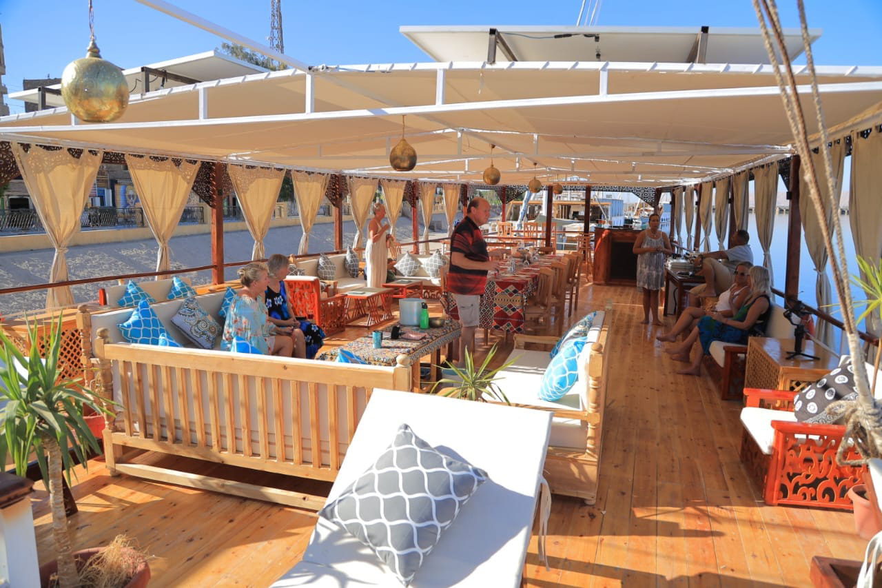 Queen Nefer Dahabiya Nile Cruise Sundeck