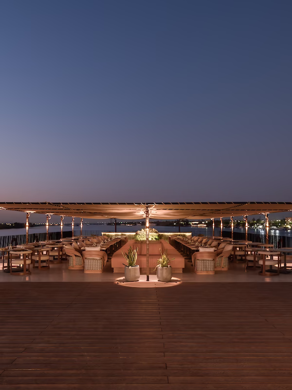 Soleil Nile Cruise Sundeck from Luxor