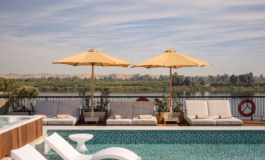 Le Fayan Suites Nile Cruise Sundeck from Aswan