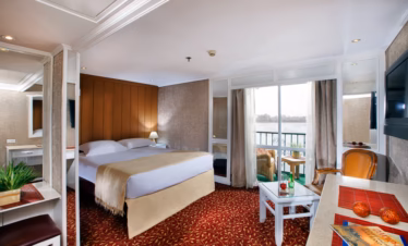 MS La Traviata Nile Cruise Double Cabin King Size Bed