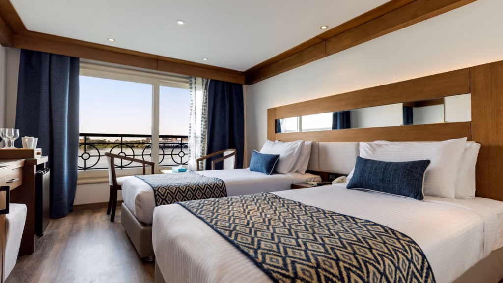 MS Terramar Nile Cruise Twin Bed Suite