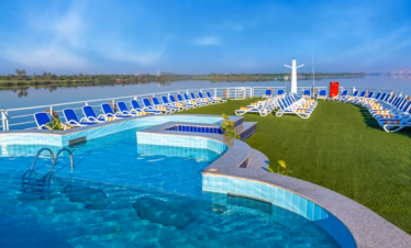 Solaris I Nile Cruise Sundeck & Swimming Pool