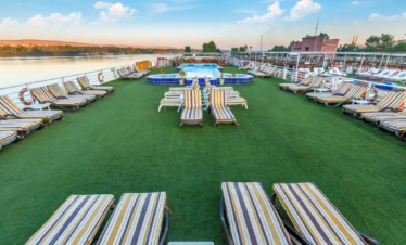 Solaris II Nile Cruise Sundeck & Swimming Pool