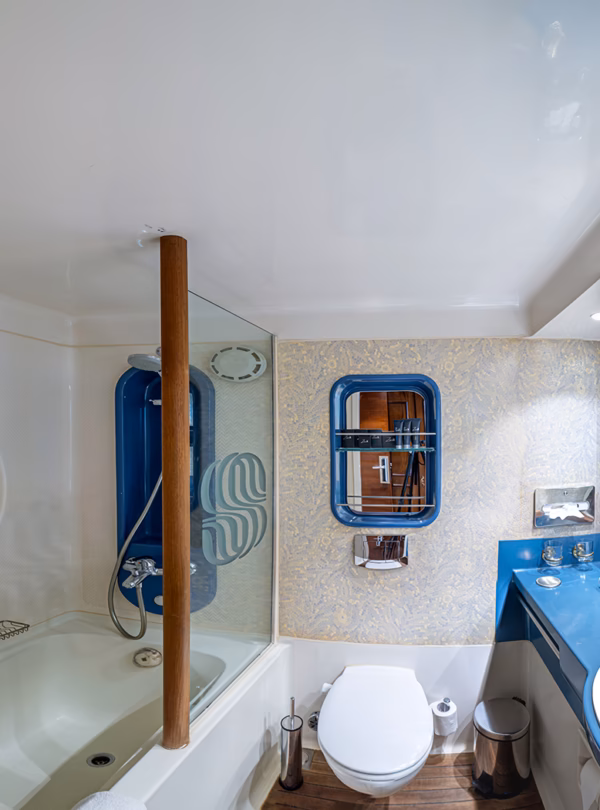 Sonesta Moon Goddess Nile Cruise Cabin Bathroom