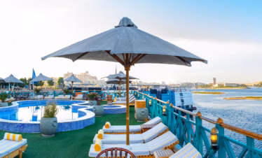 Sonesta Moon Goddess Nile Cruise Sundeck and Swimming Pool