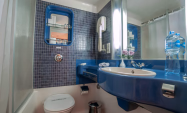 Sonesta Nile Goddess Nile Cruise Cabin Bathroom