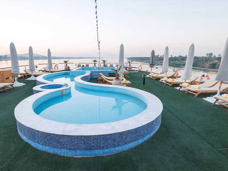 Sonesta Nile Goddess Nile Cruise Swimming Pool