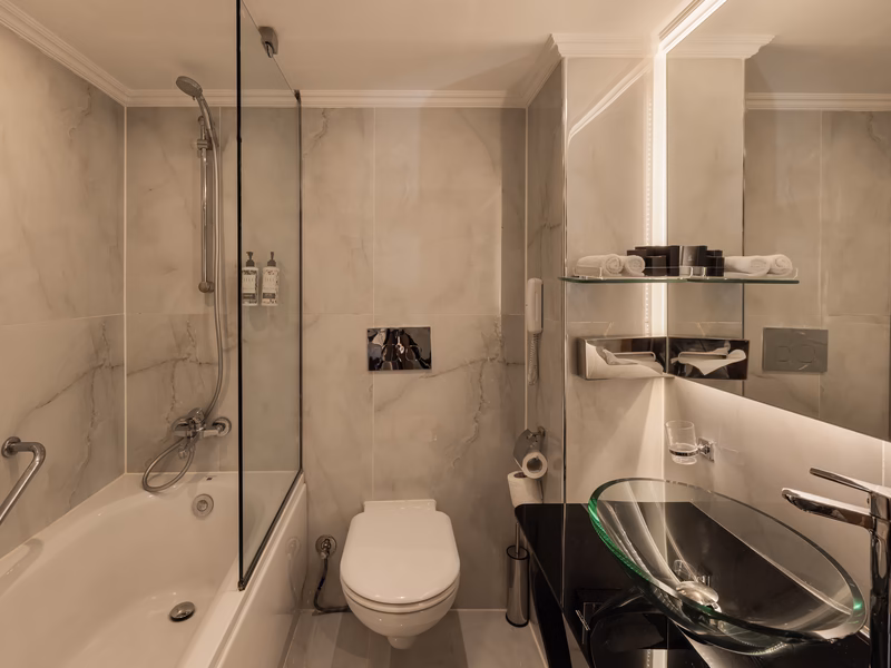 Sonesta Star Goddess Nile Cruise Suite Bathroom