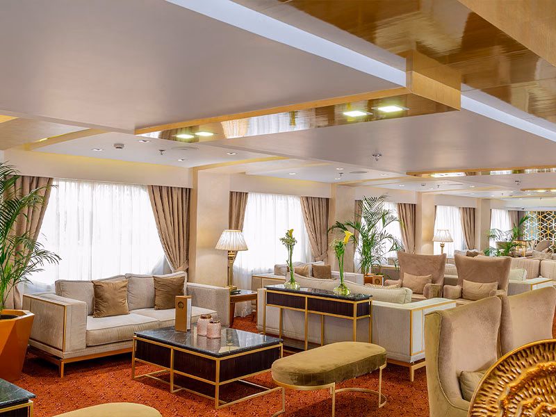 Sonesta Sun Goddess Nile Cruise Lounge Bar