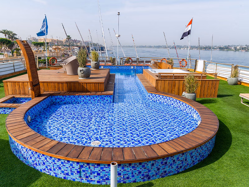 Sonesta Sun Goddess Nile Cruise Swimming Pool