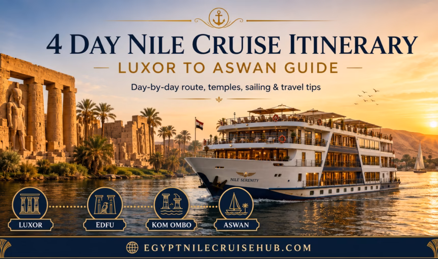 4 Day Nile Cruise Itinerary: Luxor to Aswan Guide