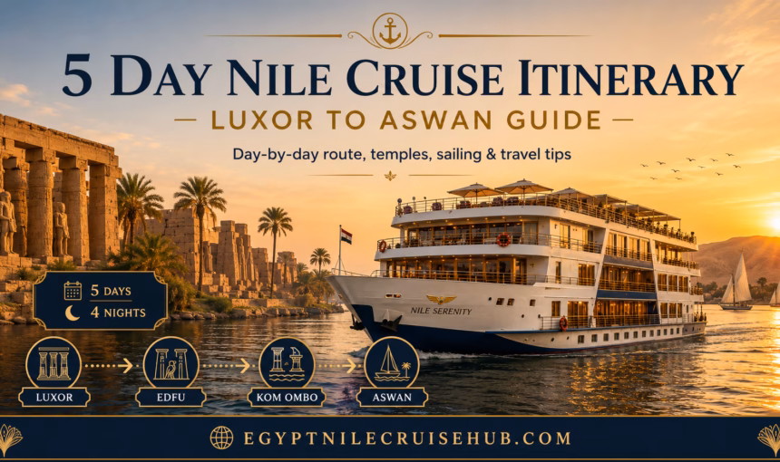 5 Day Nile Cruise Itinerary: Luxor to Aswan Guide