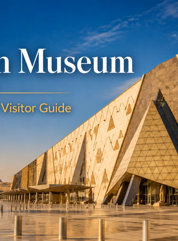 Grand Egyptian Museum in Giza near the Pyramids of Egypt