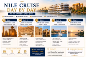 Nile Cruise Day by Day: What Happens Each Day?