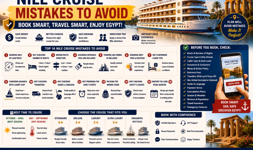 Nile Cruise Mistakes to Avoid Before Booking