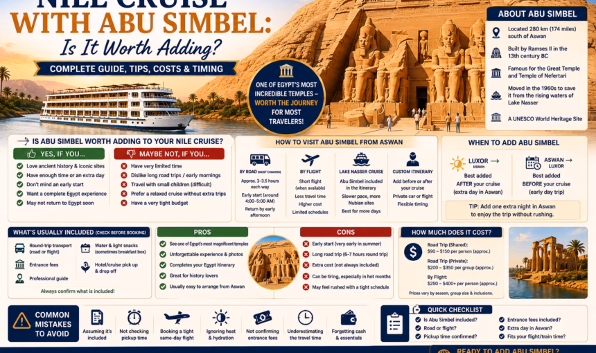 Nile Cruise With Abu Simbel: Is It Worth Adding?