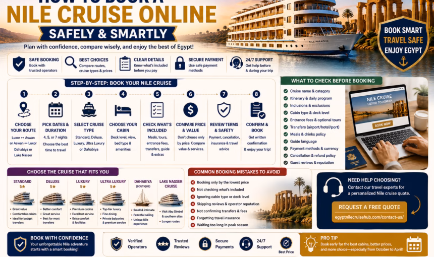 How to Book a Nile Cruise Online Safely